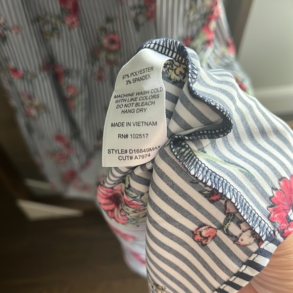 Floral off the shoulder dress - Picture 5 of 7